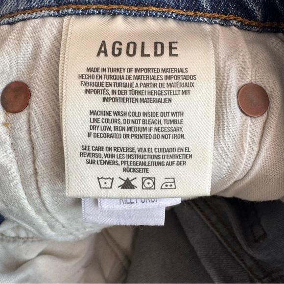 Agolde Riley Crop Jeans - Picture 5 of 15